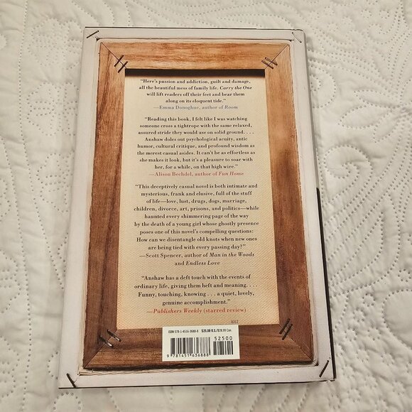 Carry The One By Carol Anshaw Hardcover Novel 2012 Simon & Schuster - Picture 2 of 10